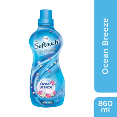 SOFTOUCH FABRIC CONDITIONER BLUE 860ML