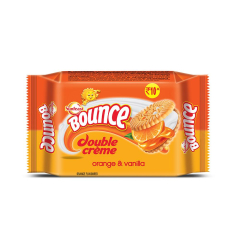 Sunfeast Bounce Double Crème Orange & Vanilla Cream Biscuits 78g