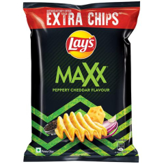 Lays Maxx Peppery Cheddar Flavour 22.5gm