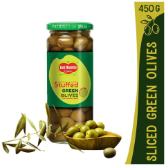 Del Monte Stuffed Green Olives - With Pimento Paste, 450 g