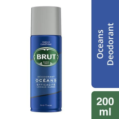 Brut Deodorant Oceans Efficacite Longue Duree, 200ml-IMPORTED-UK
