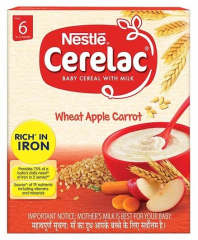 Nestle CERELAC Baby Cereal with Milk Wheat Apple Carrot