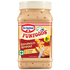 funfoods sandwich spread cheese and chilli 250GM JAR