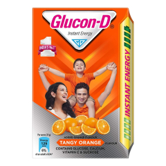 GLUCON-D ORANGE flavoured Glucose Based Beverage Mix - 200g