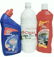 DR.CLEAN COMBO toilet cleaner 500ml +floor cleaner 500ml + bathroom cleaner 1L