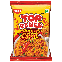 Nissin Top Ramen Noodles - Fiery Chilli, 60 g Pouch