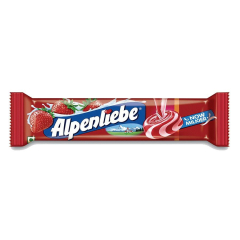ALPENLIEBE Gold Cream Strawberry Candy Stick, 28 g