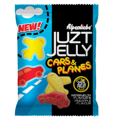 ALPENLIEBE Juzt Jelly - Assorted Flavour, Cars & Planes,Watermelon-pineapple 27G