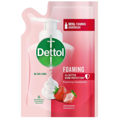 Dettol Foaming Handwash - 10x Better Germ Protection, Strawberry, 700 ml Refill