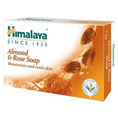 Himalaya Herbals Almond And Rose Soap, 125g 
