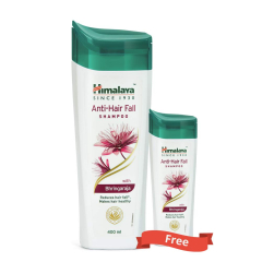 Himalaya Anti Hair Fall Shampoo, 400ml with FREE Anti Hair Fall Shampoo, 80 ml