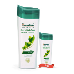 Himalaya Gentle Daily Care Protein Shampoo, 400 ml with FREE Gentle Daily Care Protein Shampoo, 80 ml