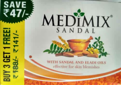 MEDIMIX SANDAL SOAP 125G 4+1F