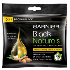 Garnier Black Naturals hair Color, Shade-3