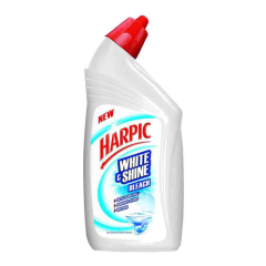 Harpic Disinfectant Toilet Cleaner - White & Shine Bleach, 500 ml