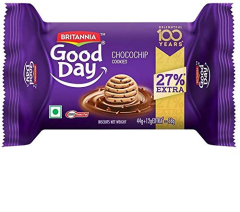 Britannia Good Day Choco Chips, 44g + 12g Extra)