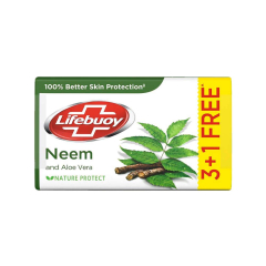 Lifebuoy Neem 100% Skin Protection Soap, 100X4 g 