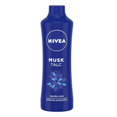 NIVEA Talcum Powder for Men & Women, Musk, For Gentle Fragrance & Reliable Protection Against Body Odour, 400 g