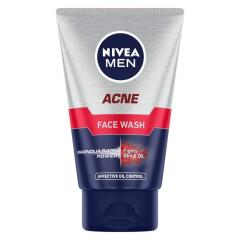  NIVEA Men Acne Face Wash for Oily & Acne Prone Skin, , 100 g