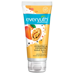 Everyuth Naturals Hydrating & Exfoliating Walnut Apricot Scrub, 100gm, Tube
