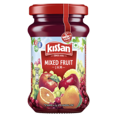 Kissan Mixed Fruit Jam , With Real Fruit Ingredients, 200 g