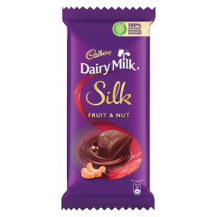 Cadbury Dairy Milk Silk Fruit and Nut Chocolate Bar, 137g
