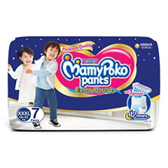 MamyPoko Pants Extra Absorb Diapers, XXXL (18 - 35 kg), Pack of 7