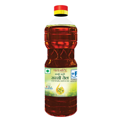 Patanjali Mustard Oil, 1 L Bottle
