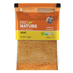 Pro Nature 100% Organic Sugar, Brown, 500g