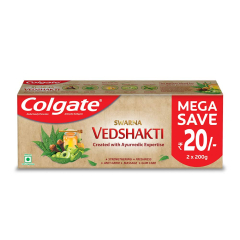 Colgate Swarna Vedshakti Ayurvedic Toothpaste with Neem, Clove (400g)