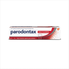 Parodontax Daily Fluoride Toothpaste For Daily Protection Against Gum Problems, Maintains Oral Hygiene With Strong Teeth And Fresh Breath, 75 g