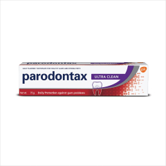 Parodontax Ultra Clean Toothpaste For Daily Protection Against Gum Problems, Maintains Oral Hygiene With Strong Teeth And Fresh Breath, 75g