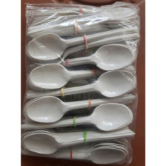 PARTY TIME SPOON MILKY 100PCS