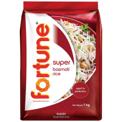 Fortune Super Basmati Rice, 1 kg Pouch
