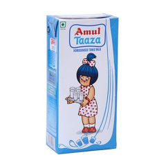 Amul Taaza Fresh Toned Milk, 200 ml