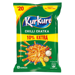 Kurkure Namkeen - Chilli Chatka -90g Pack