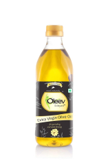 Oleev Extra Virgin Olive Oil, for Garnishing and Salad Dressing, 500 ml PET Bottle