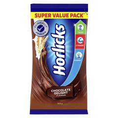 Horlicks Health & Nutrition drink - 500 g Pouch (Chocolate)