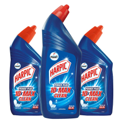 Harpic Disinfectant Toilet Cleaner Liquid, Original - 1 L (Pack of 2)+ 500 ml Harpic Toilet Cleaner free 