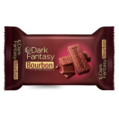 Sunfeast  Dark Fantasy Bourbon Bliss Biscuits - Choco Cream, 50g 
