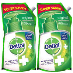 Dettol Original Germ Protection Handwash Liquid Soap Refill, 750ml (Pack of 2)