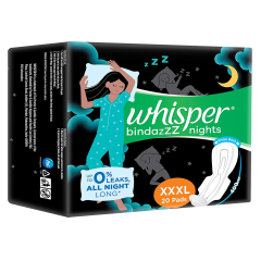 Whisper Ultra Night XXXL 20Pads Sanitary Pad