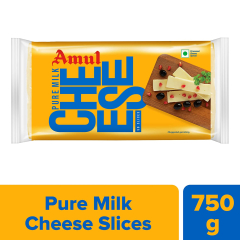 Amul Cheese - Cheese Slice, 750g  (50 Slices)