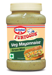 Dr. Oetker FunFoods Veg Mayonnaise Green Mint, 250g PET