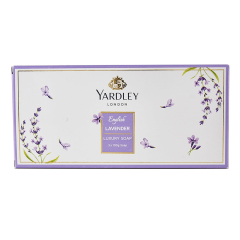 Yardley London English Lavender Luxury Soap, 100 g, Pack of 3