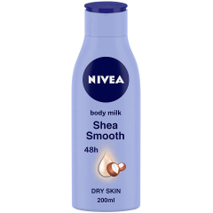  NIVEA Body Lotion for Dry Skin, Shea Smooth, with Shea Butter, 200 ml