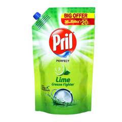 Pril Perfect Lime Grease Fighter Dishwash Liquid 155ML