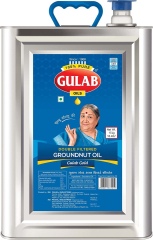 Gulab Groundnut Oil (સીંગ  તેલ )15kg Tin