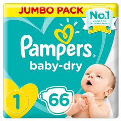 PAMPERS NEW BABY UP TO 5K 66P