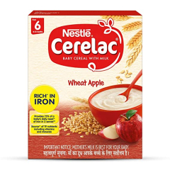 Nestle CERELAC Baby Cereal with Milk, Wheat Apple